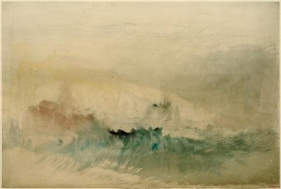 Une mer orageuse - Joseph Mallord William Turner